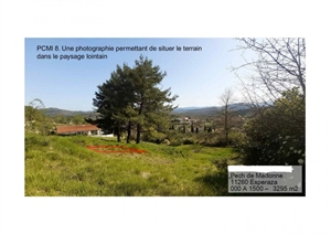 terrain à la vente -   11260  ESPERAZA, surface 3295 m2 vente terrain - UBI397428834